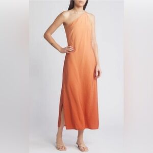 Madewell Orange Maxi dress